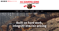 Desktop Screenshot of hceaversexcavating.com